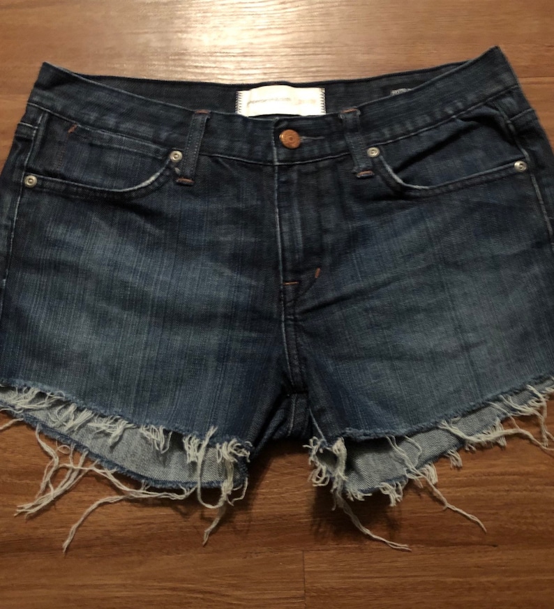 PAPER DENIM And CLOTH jeans denim shorts Jayne medium rise | Etsy