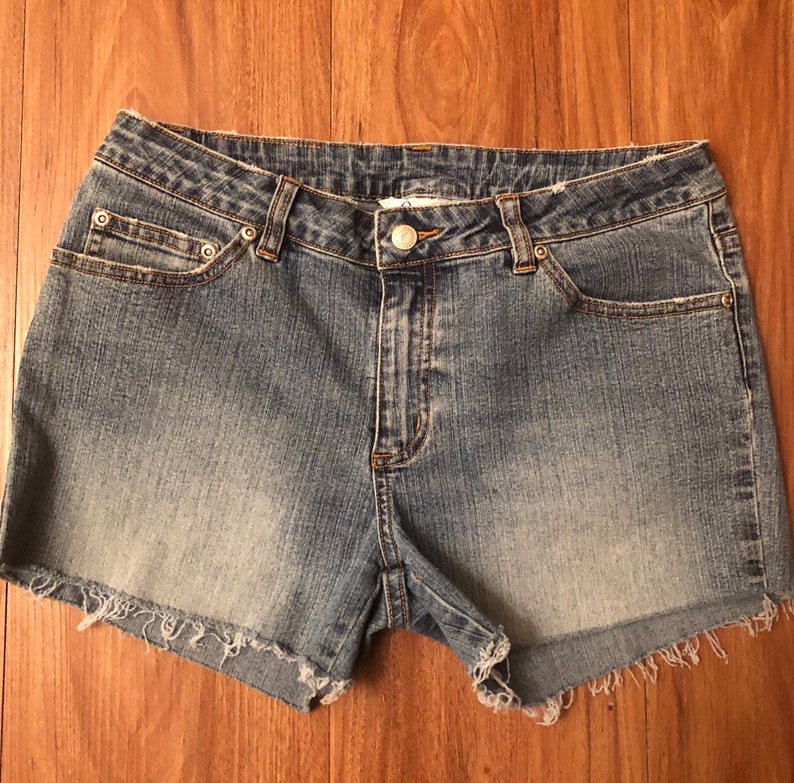 Vintage Lilly Pulitzer shorts women frayed denim jeans shorts size 4