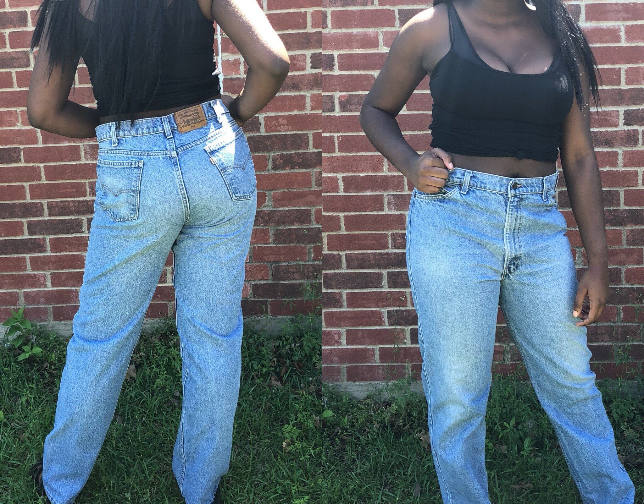 Waist Vintage LEVIS 540 Blue Jeans 