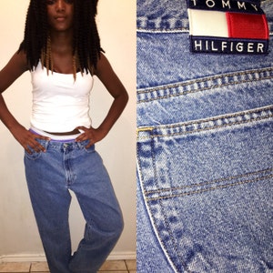 tommy jeans high waist mom jean