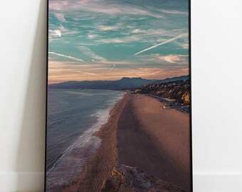 Sunset Beach 23x33 Premium Poster