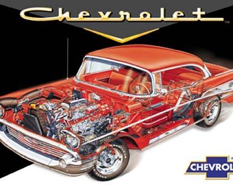 Chevy Cutaway 24x36 Premium Poster