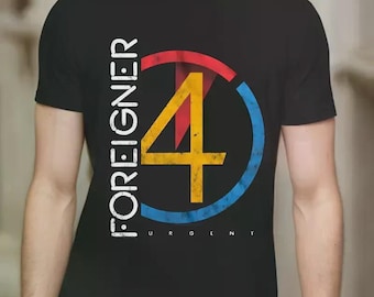 Foreigner T-shirt Urgent 4 Adult Rock Shirt Music Adult Tees - Etsy