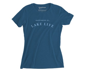 Women's Lake Life Sea Blue T-Shirt