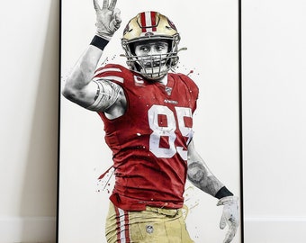 San Francisco 49ers George Kittle Premium Poster