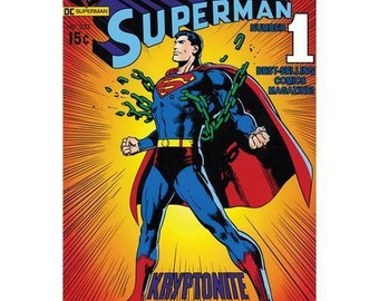 Superman Comic Books 24x36 Premium Poster