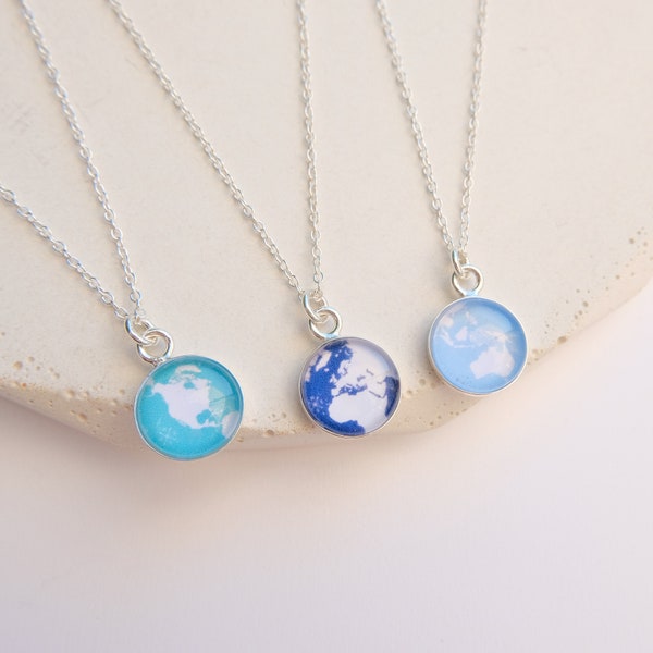 Glass Globe Necklace Etsy UK