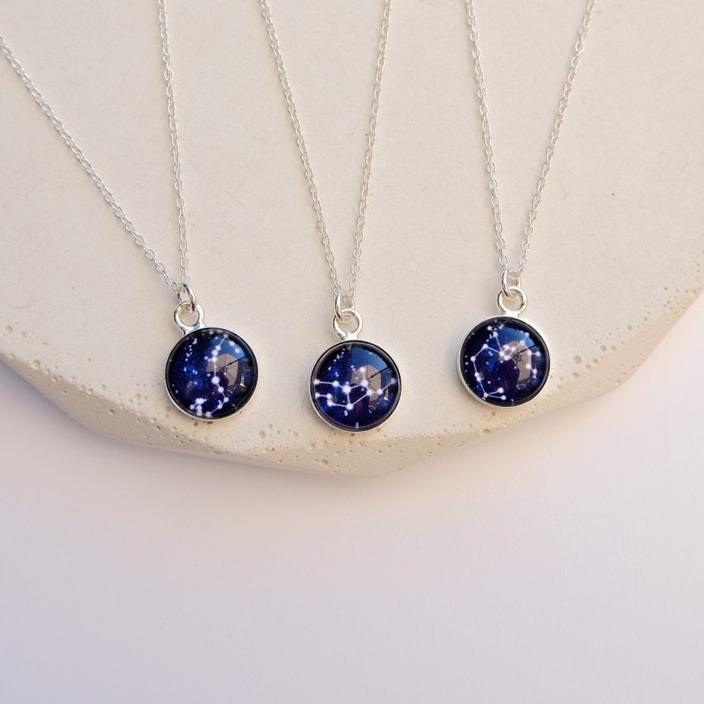 Constellation Necklace Zodiac Necklace Star Sign Necklace Personalised Jewellery Star Necklace image 7