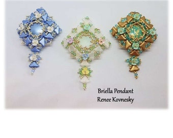 Briella Pendant Tutorial - PDF Instant Download