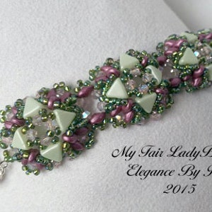 My Fair Lady Bracelet Tutorial - Instant PDF Download