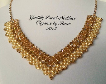 Gentilly Laced Necklace - Instant PDF Download