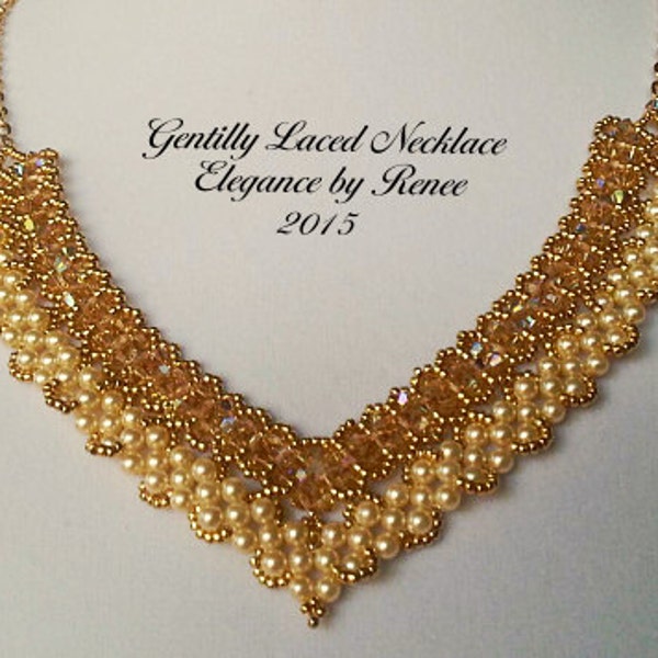 Gentilly Laced Necklace - Instant PDF Download