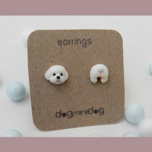Poodle Stud Earrings, Poodle earrings, Poodle gifts, Earrings for dog lovers.