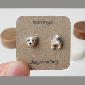 Australian Shepherd Earrings, Australian Shepherd earrings, Australian Shepherd gifts, Earrings for dog lovers.