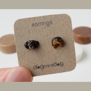 Dachshund Stud Earrings, Dachshund earrings, Dachshund gifts, Earrings for dog lovers.