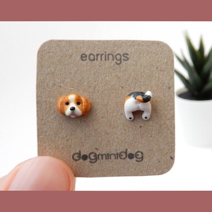 Beagle Stud Earrings, Beagle earrings, Beagle gifts, Gifts for dog lovers.