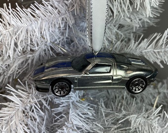 Personalized Ford GT Hot Wheel Ornament