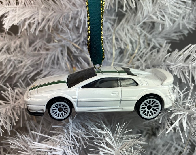 Personalized Lotus Esprit Hot Wheel Ornament Handmade