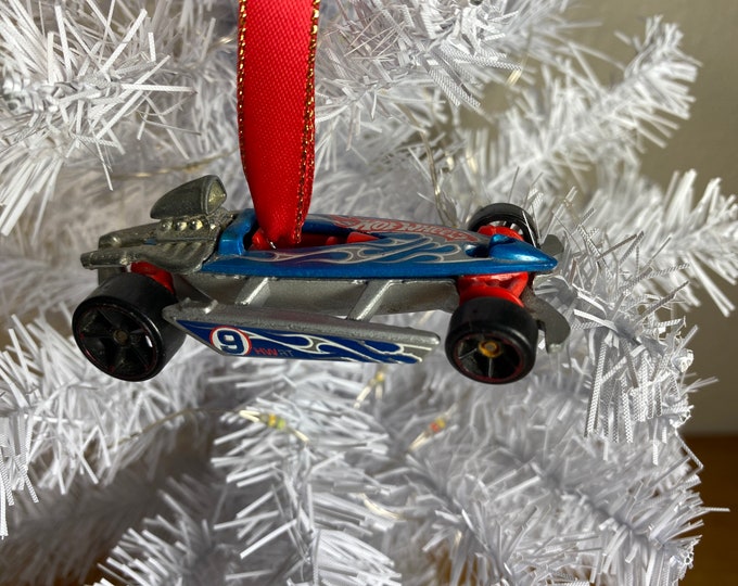 Personalized Bon Voyage Hot Wheels Ornament Handmade