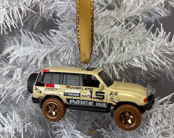 Personalized Off Road Buggy Matchbox Ornament Handmade