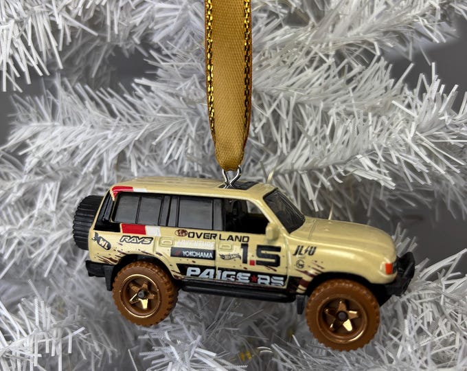 Personalized Off Road Buggy Matchbox Ornament Handmade