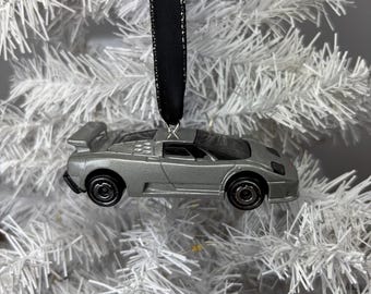 Personalized ‘94 Bugatti EB110 SS Hot Wheel Ornament
