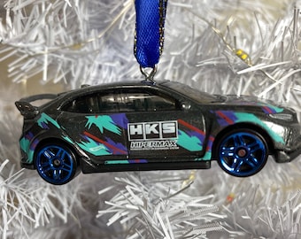 Personalized 2018 Honda Civic Type R Hot Wheels Ornament Handmade