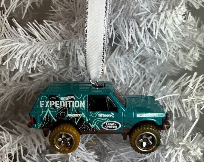 Personalized Range Rover Classic Hot Wheel Ornament Handmade