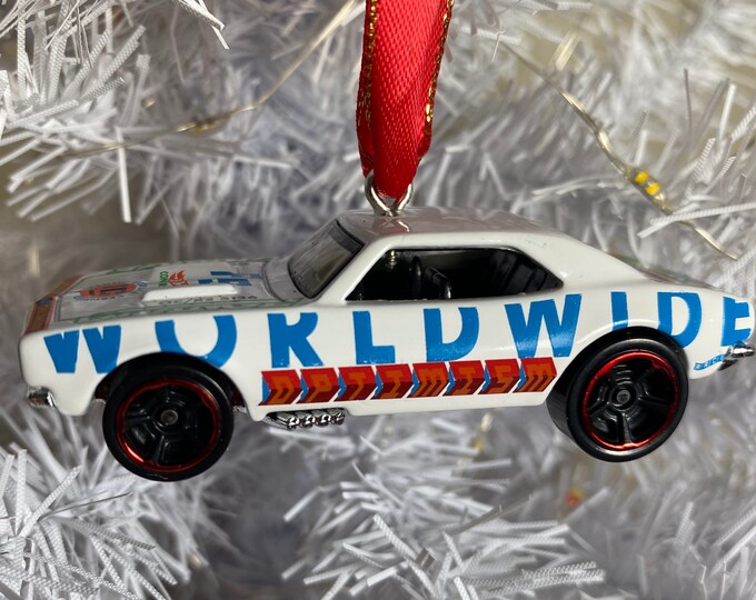 Personalized ‘67 Camaro Hot Wheels Ornament Handmade