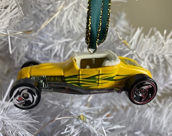Personalized Tract-T Roadster Wayne’s Body Shop Hot Wheels Ornament Handmade