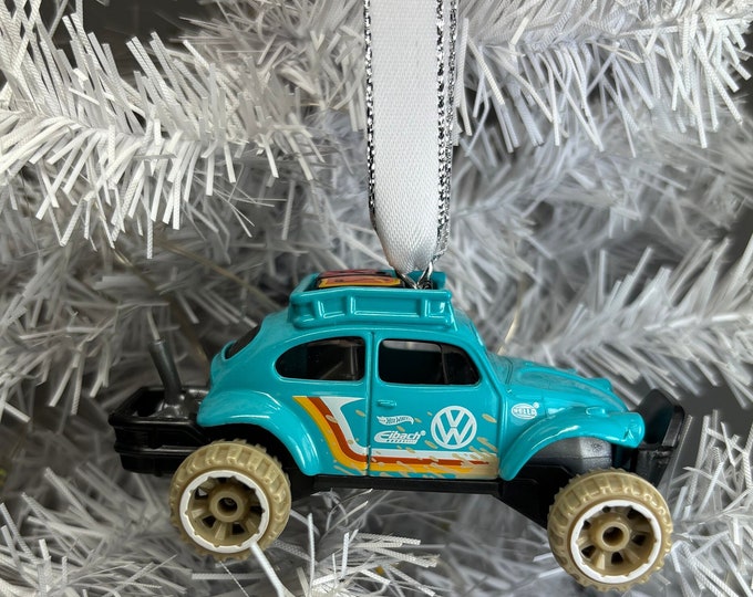 Personalized VW Baja Bug  Hot Wheel Ornament Handmade