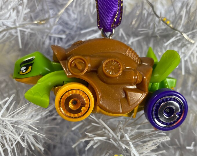 Personalized Turtle Hot Wheels ornament