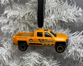 Personalized Chevy Silverado Ornament Handmade
