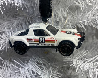 Personalized Porsche 914 Safari Hot Wheels Ornament