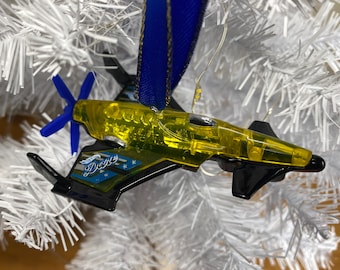 Personalized Poison Arrow Jet Hot Wheels Ornament Handmade