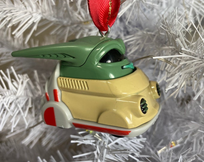 Personalized BABY YODA Star Wars Hot Wheels Ornament