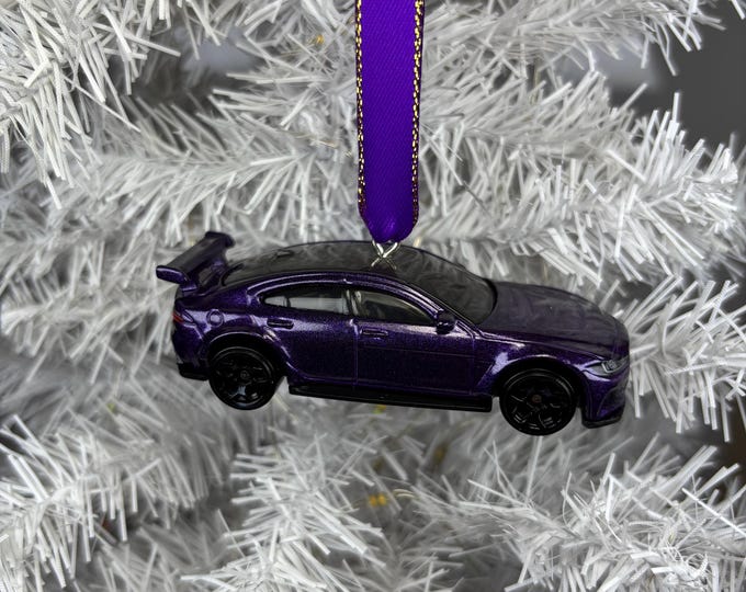 Personalized Jaguar se xe project 8  Hot Wheel Ornament