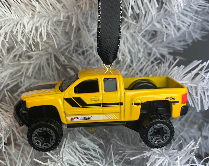 Personalized Chevy Silverado Ornament Handmade