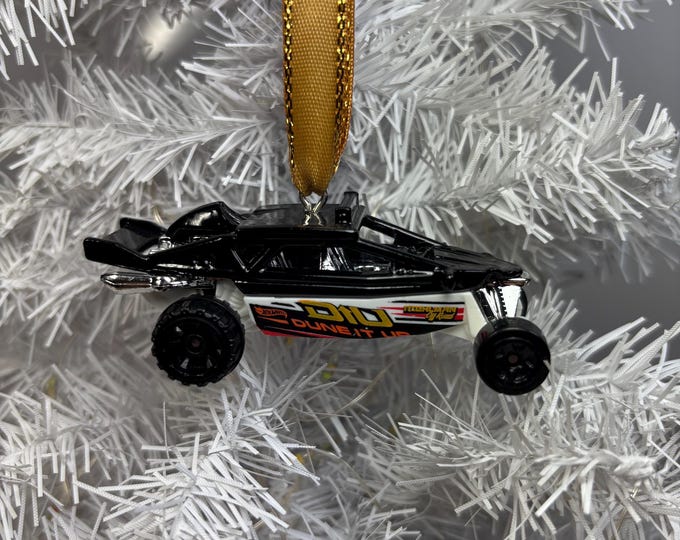 Personalized Sand Buggy Hot Wheels Ornament Handmade