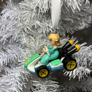 Personalized Princess Rosalina Mario Kart Hot Wheels Ornament