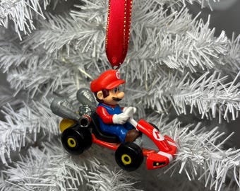 Personalized MARIO Mario Kart Hot Wheels Ornament