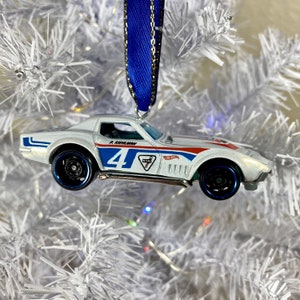 Personalized 69 COPO Chevy Corvette Hot Wheel Ornament
