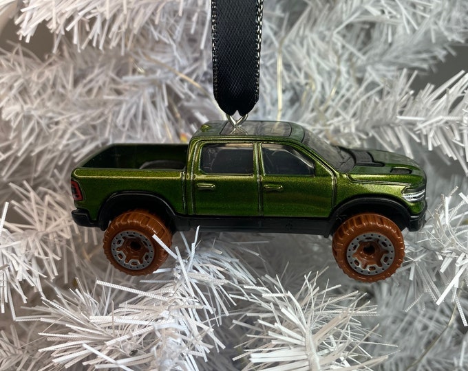 Personalized 2020 Ram 1500 Rebel Hot Wheels Ornament Handmade