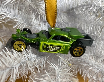 Personalized Aristo Rat Hot Wheels Ornament Handmade