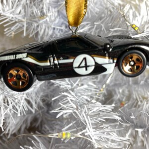 Personalized Ford GT-40 Hot Wheel Ornament