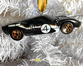 Personalized Ford GT-40 Hot Wheel Ornament