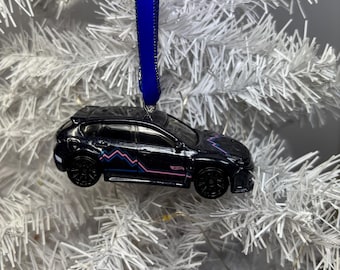 Personalized Subaru WRX STI Hot Wheel Ornament