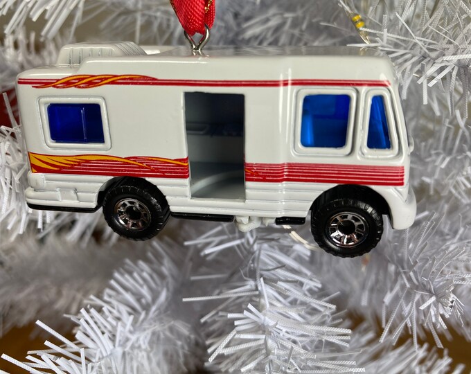 Personalized Truck Camper Matchbox Ornament