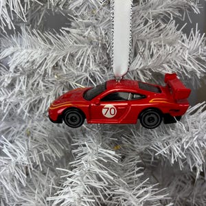 Personalized Porsche 935 Hot Wheels Ornament