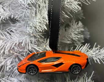 Personalized Lamborghini Sian FKP37 Hot Wheels Ornament